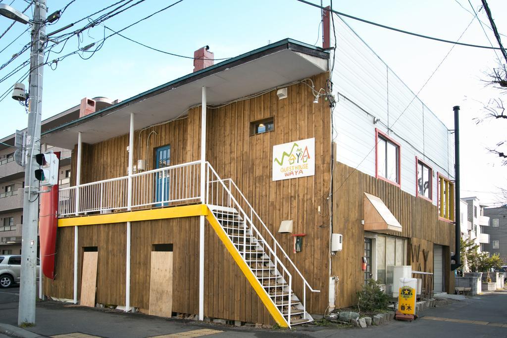 Guest House Waya Sapporo Exterior foto